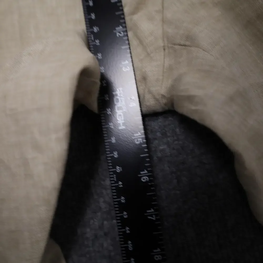 Franco Lotti Dress Pants Mens 36 Beige Linen Lined Flat Front Summer Trousers